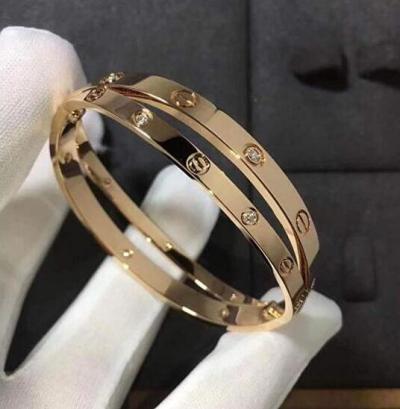 Cartier Love 4 Diamonds Bracelet Bangle 0.42cttw 18k White Gold For Sale at  1stDibs | 750 16 cartier ip 6688 ราคา, 750 16 cartier ip 6688 real or fake,  cartier 6688