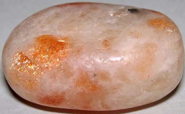 Potassium Feldspar Sunstone With Hematite Inclusions