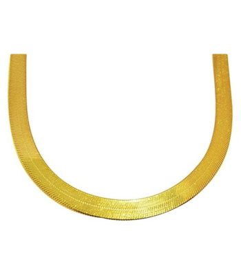 10k Yellow Gold 5 mm(0.20 in) Herringbone Chain Herringbone Necklace