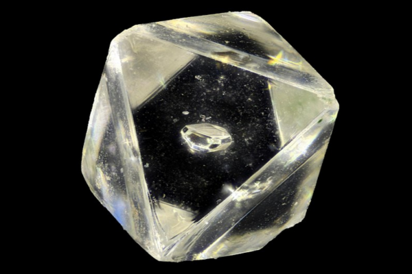 Natural Diamond With An Inside Inclusion