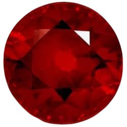 Natural Loose Gemstone Ruby 7 MM Round July Birthstone for Jewelry