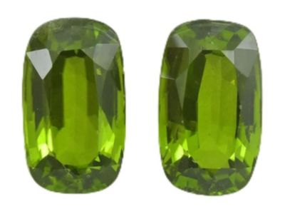 33.90 Carat Green Peridot Loose Gemstone Cushion Cut