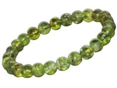 Natural Dainty Peridot Gemstone Beads Stretchble Crystal Healing Energy Stone Bracelet