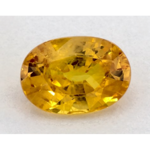 1.06 Carat Oval Natural Yellow Sapphire