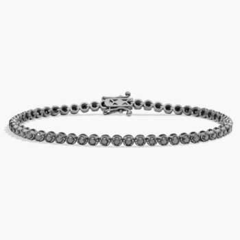 Black Diamond Tennis Bracelet in Black Rhodium-Plated 14K White Gold (2 Ct. Tw.)