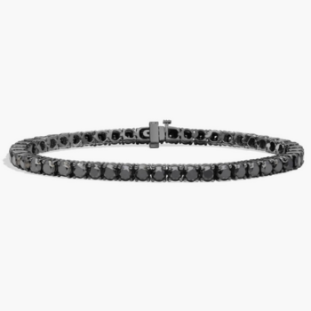 Black Diamond Tennis Bracelet in Black Rhodium-Plated 14K White Gold (14 Ct. Tw.)